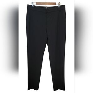 NWT GSTQ Men's Flex Flat Front Pant Black Size 33